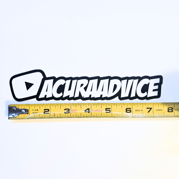 Acura Advice Decal (Large)