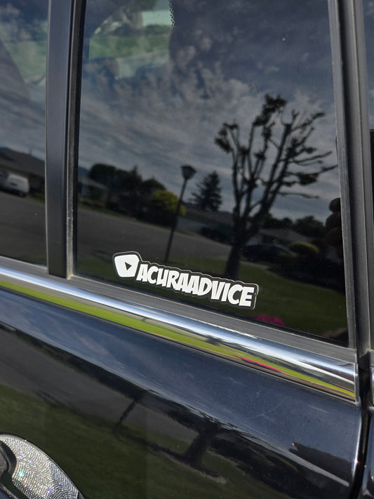 Acura Advice Decal (Small)