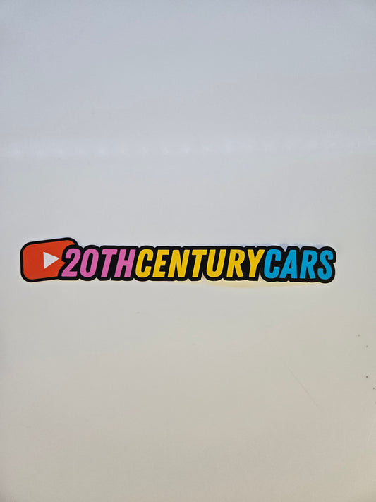20th Century Cars Decal (Medium)