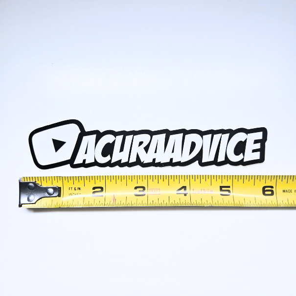 Acura Advice Decal (Medium)